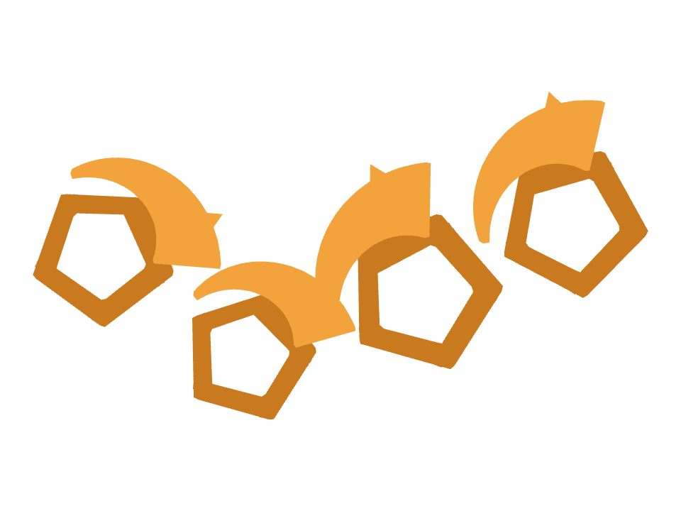 Arrow Swoosh drawn along one curved stroke