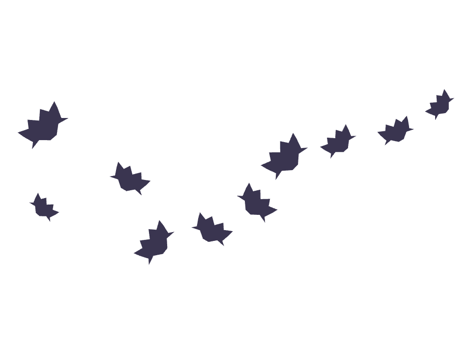Bat drawn along one curved stroke