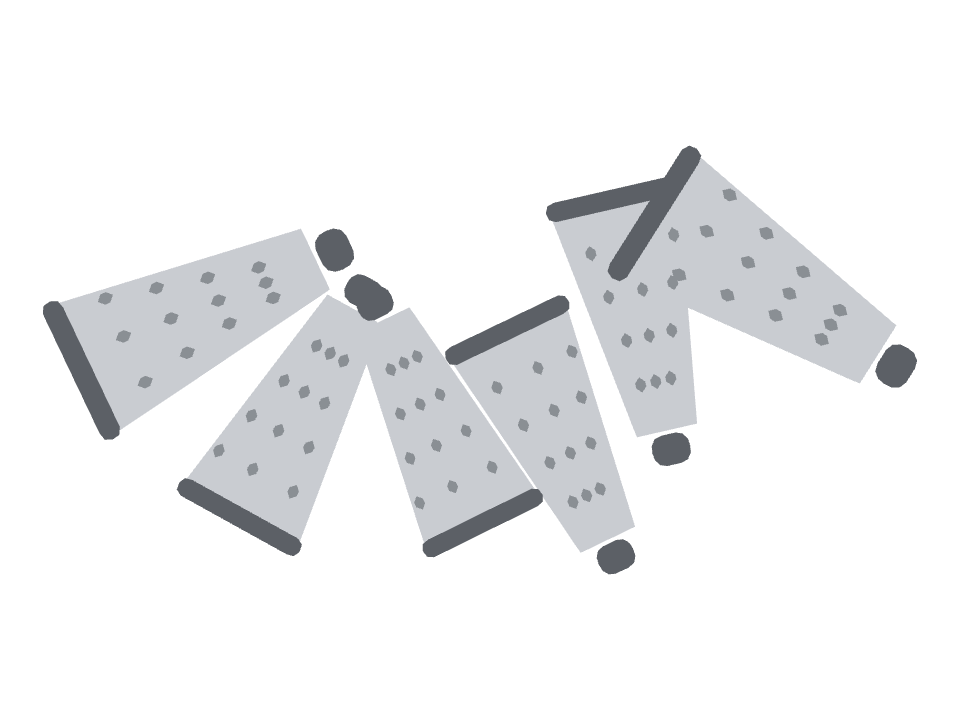 Box Grater drawn along one curved stroke