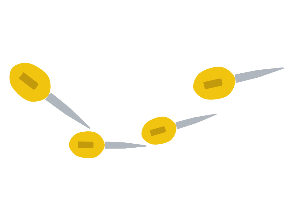 Flathead Screwdriver drawn along one curved stroke
