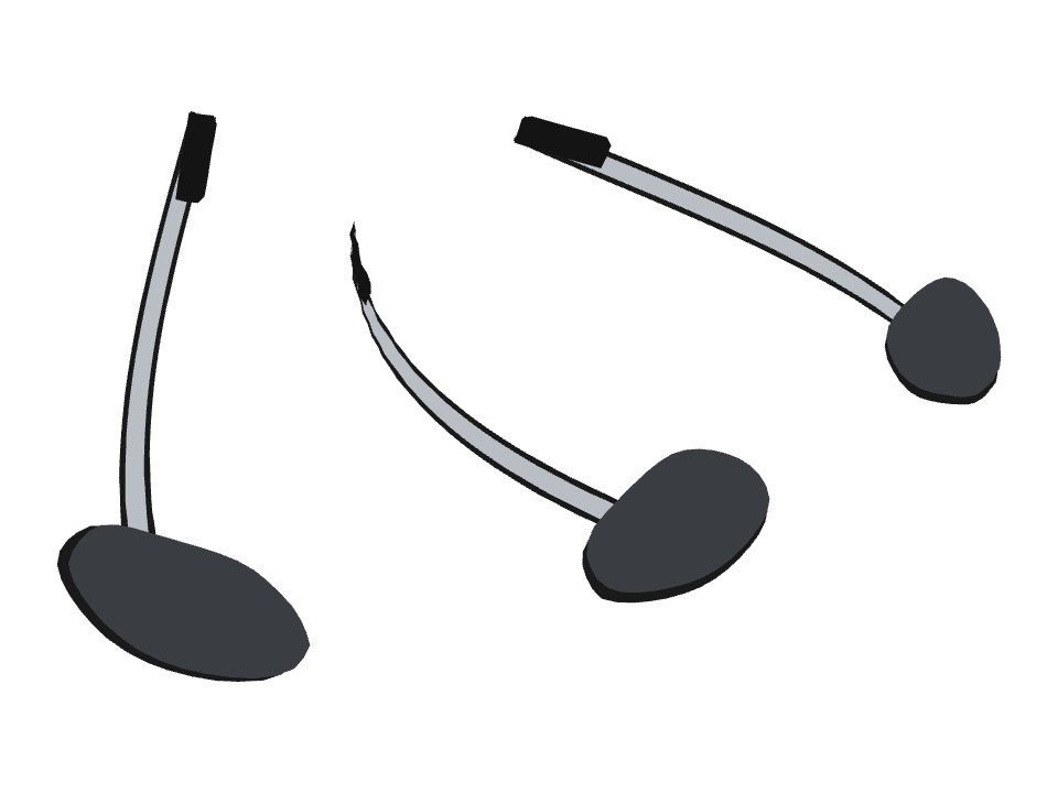 Golf Club drawn along one curved stroke