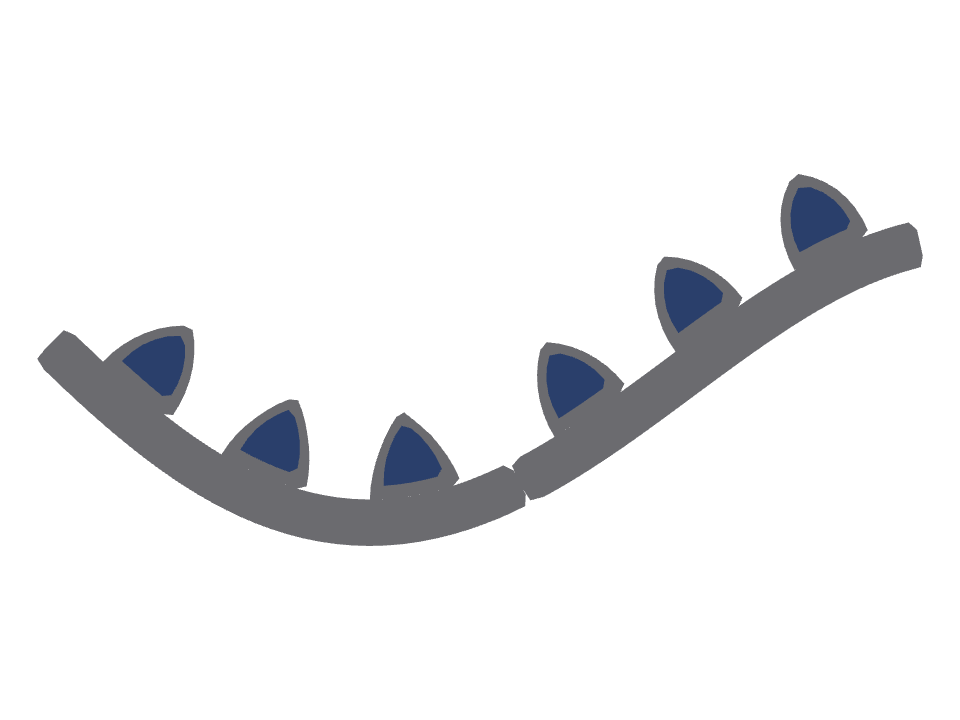 Gothic Window Arch drawn along one curved stroke