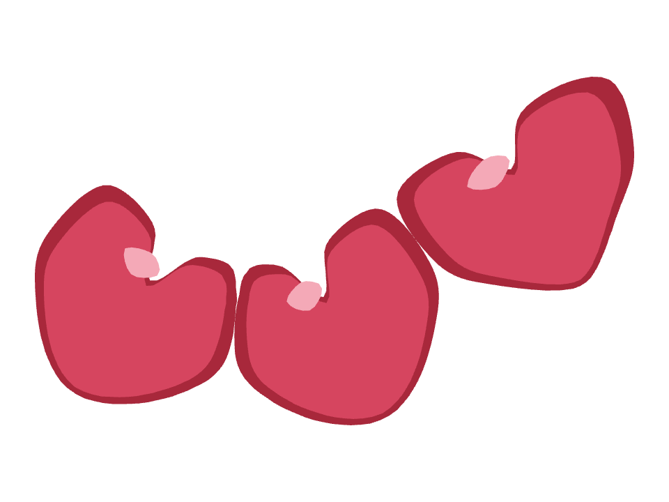 Heart Shape drawn along a curved stroke