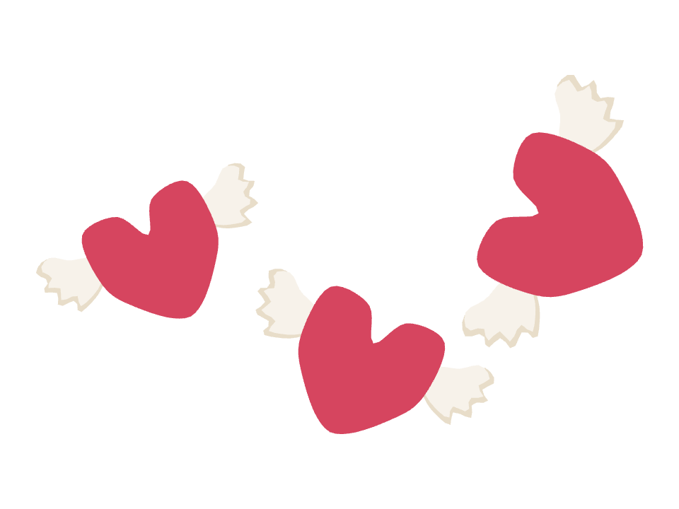 Heart with Wings drawn along a curved stroke