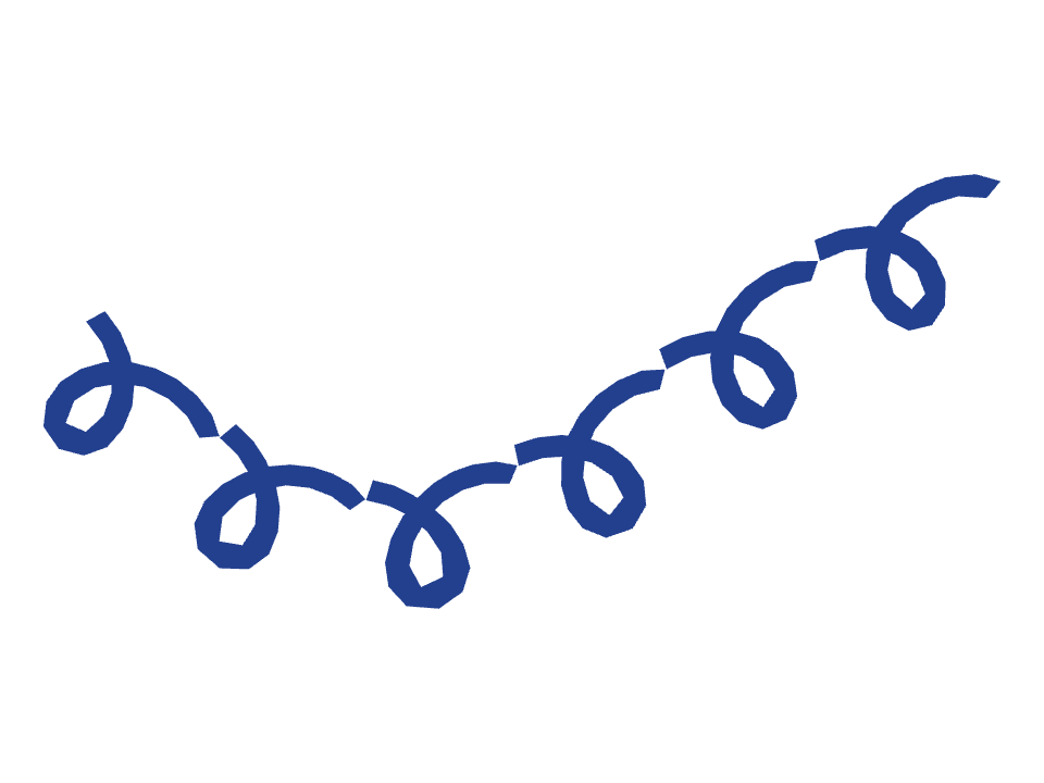 Loop scratch drawn along one curved stroke