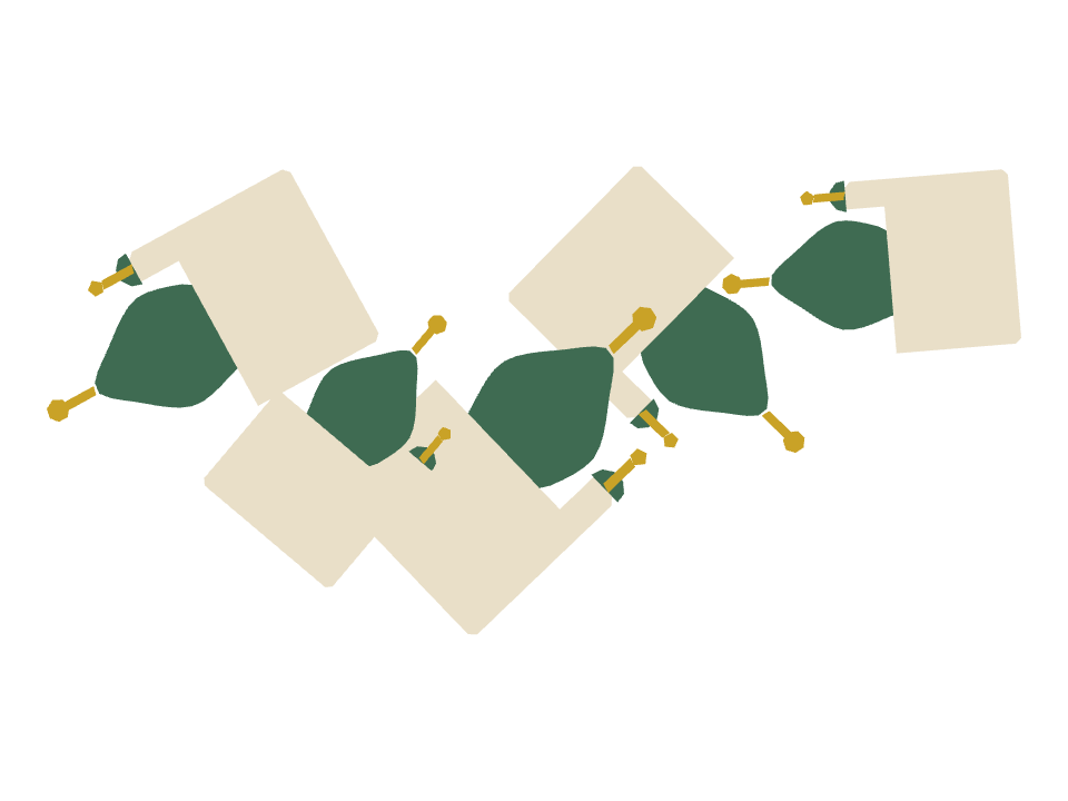 Mosque drawn along one curved stroke
