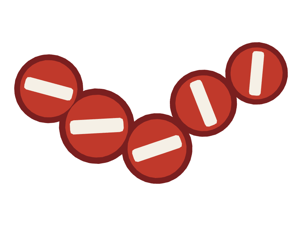 No Entry Sign drawn along a curved stroke