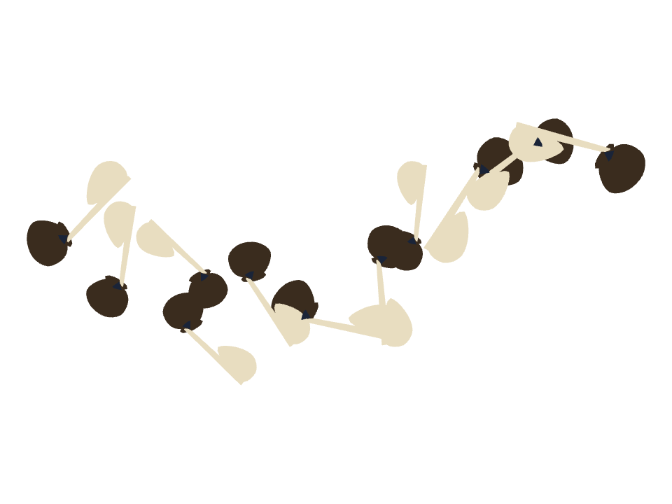 Quill and Ink drawn along one curved stroke
