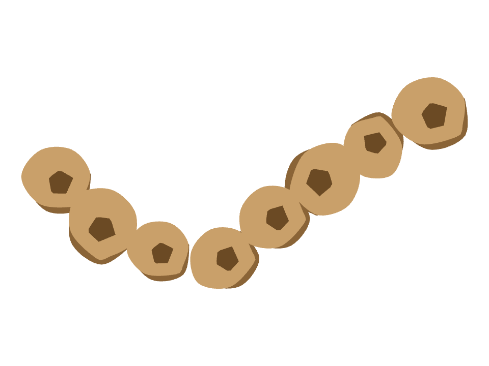 Rope Knot drawn along one curved stroke