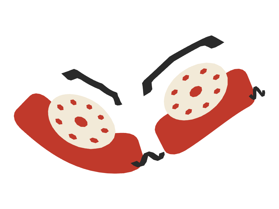 Rotary Phone drawn along a curved stroke