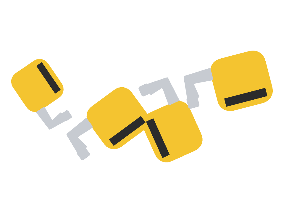Tape Measure drawn along a curved stroke