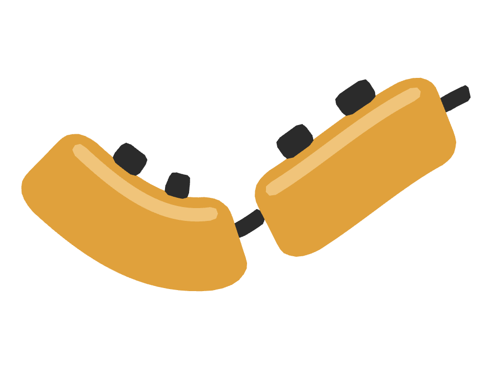 Toaster drawn along one curved stroke