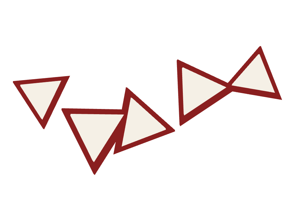 Yield Sign drawn along one curved stroke