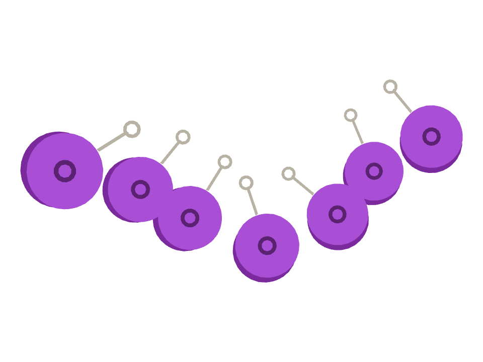 Yo-Yo drawn along a curved stroke