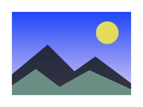 Cool Down applied to a circle, a square and the letters Aa