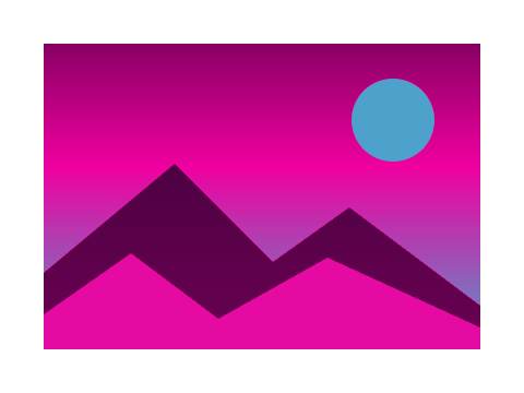 Cyberpunk applied to a circle, a square and the letters Aa