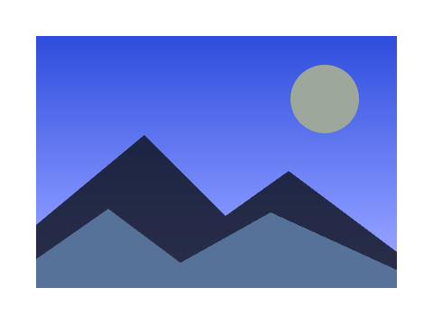 Moonlight applied to a circle, a square and the letters Aa