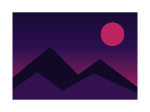 Neon Noir applied to a circle, a square and the letters Aa