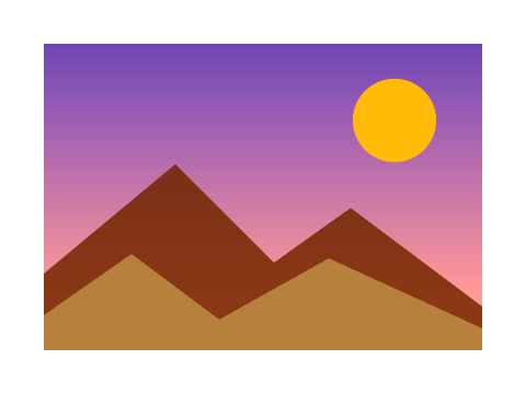 Sunset Drive applied to a circle, a square and the letters Aa