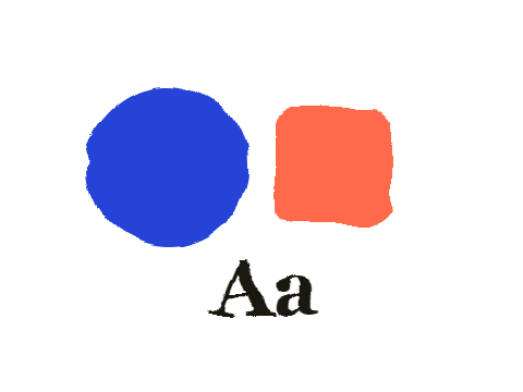 Tape Wobble applied to a shape and a letterform