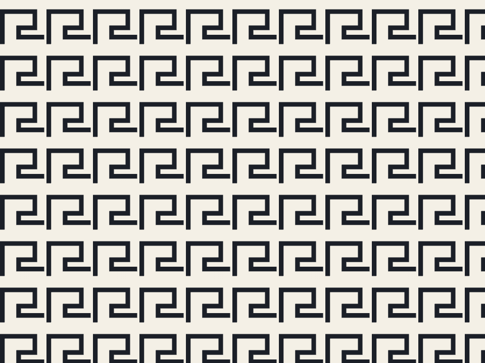Celtic Key pattern tiled across a panel