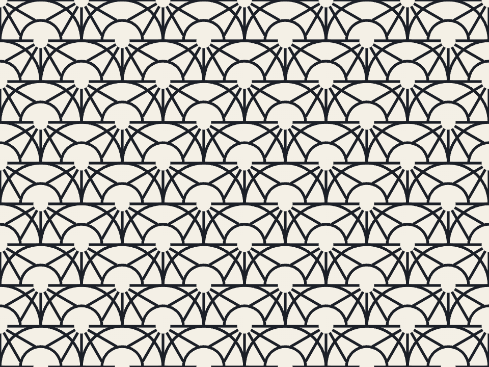 Deco Fan pattern tiled across a panel