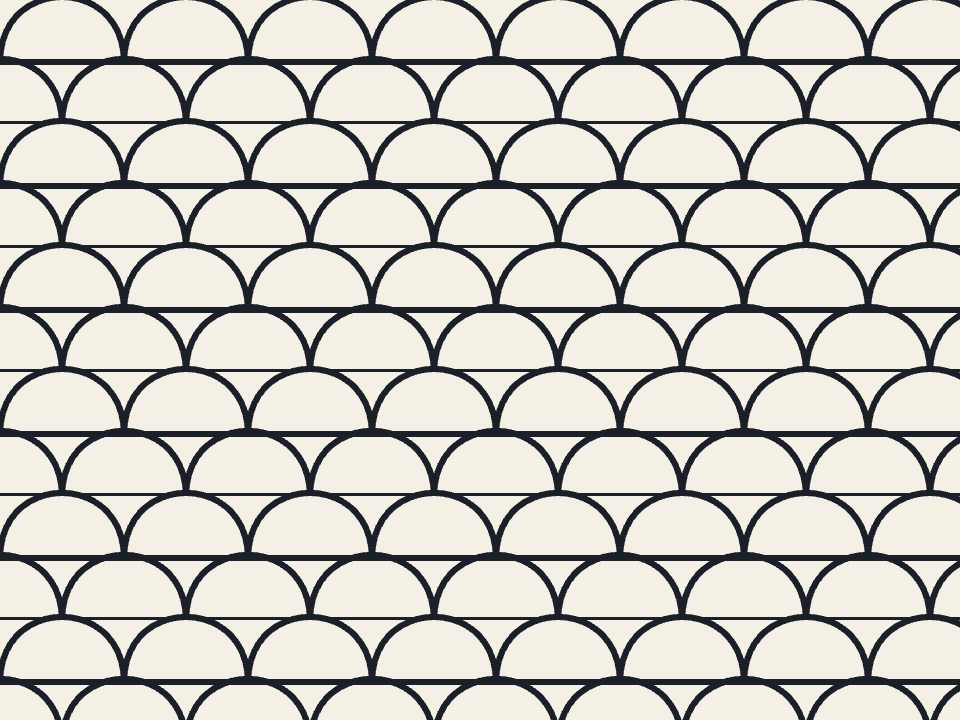 Feather Band pattern tiled across a panel