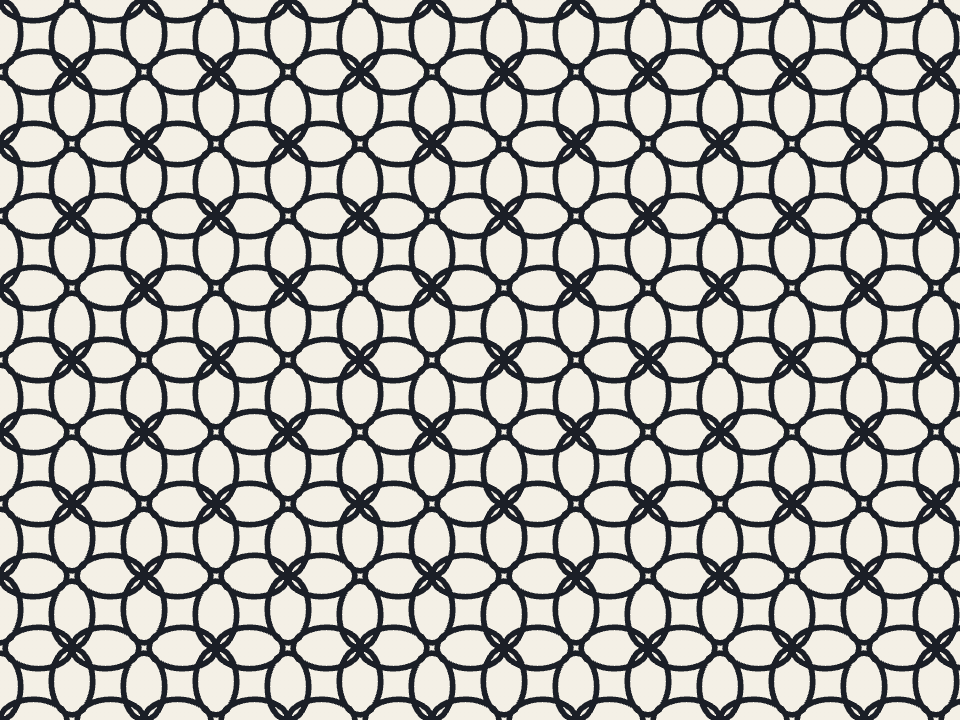 Kawung pattern tiled across a panel
