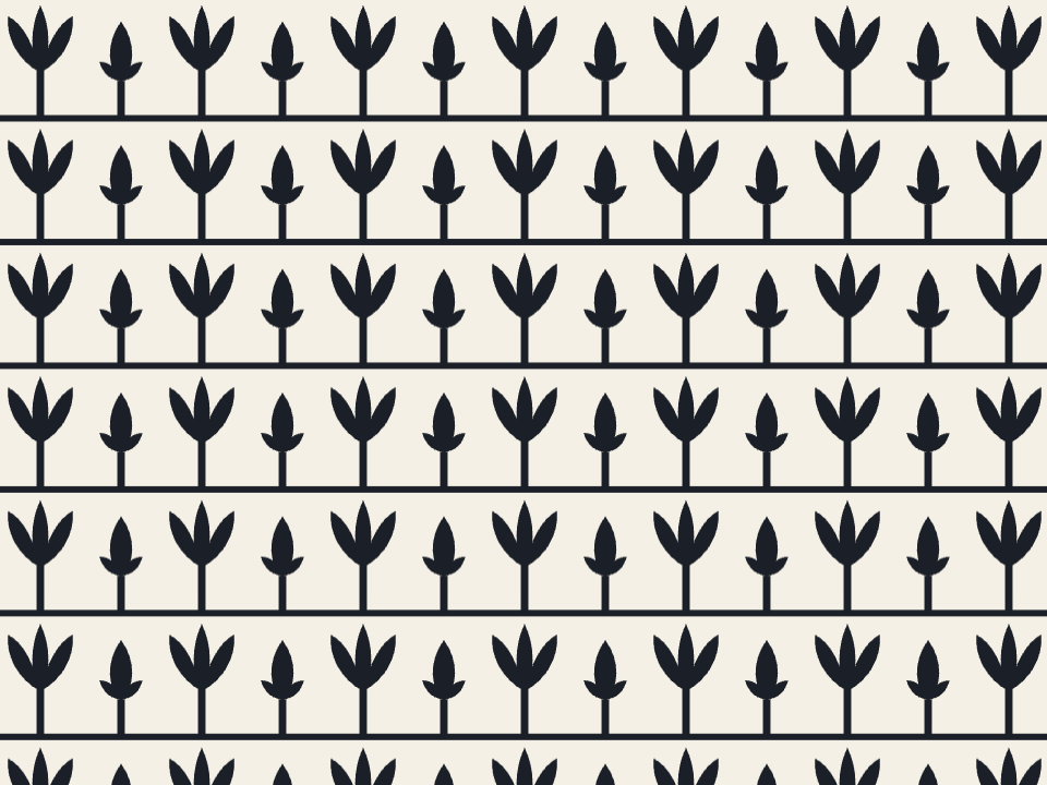 Lotus Band pattern tiled across a panel