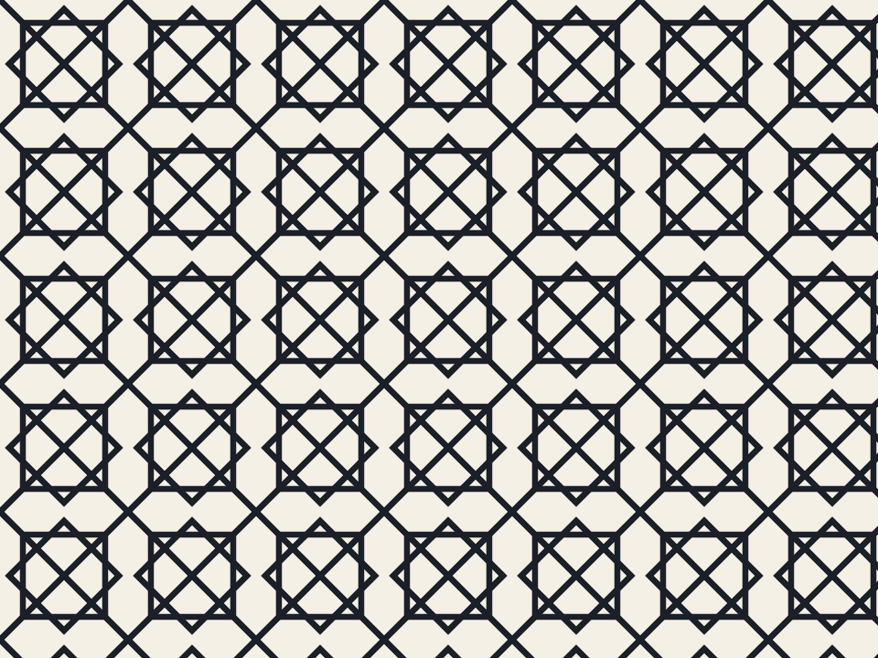 Mudejar Star pattern tiled across a panel