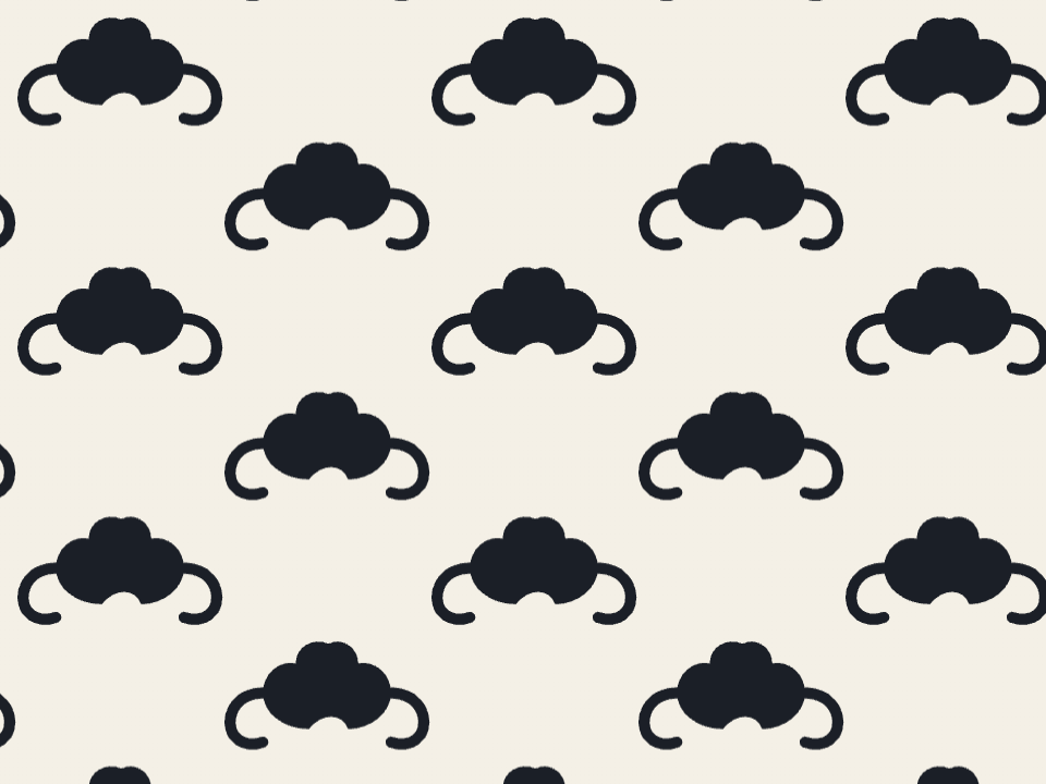 Ruyi Clouds pattern tiled across a panel