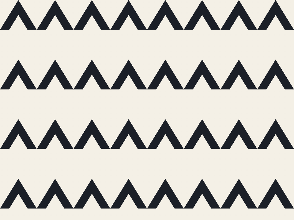 Serrated Band pattern tiled across a panel