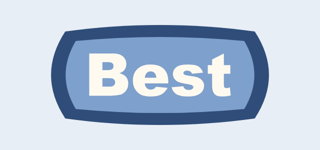 Pillow Patch graphic style applied to the word Best