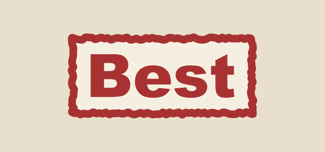 Rubber Stamp graphic style applied to the word Best