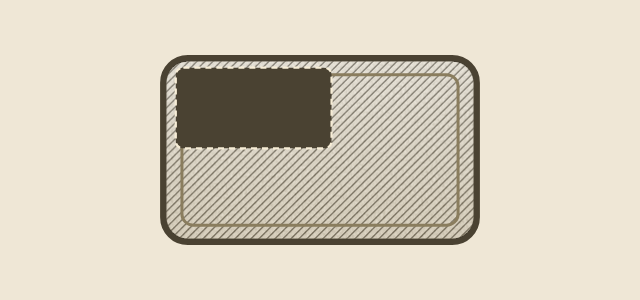 Canvas Duck graphic style applied to a rounded card