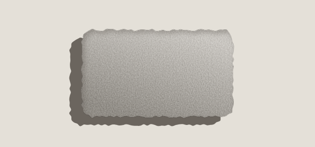 Stone Chip graphic style applied to a rounded card