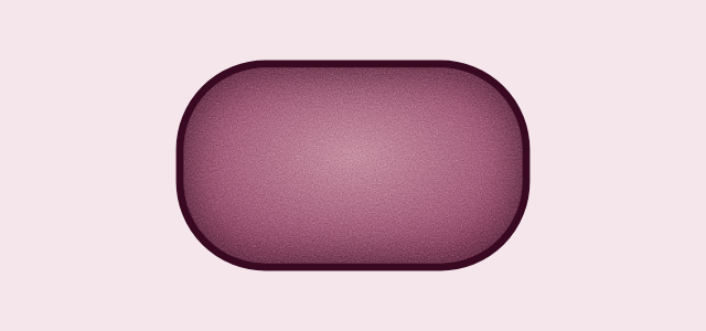 Velvet Rim graphic style applied to a rounded card