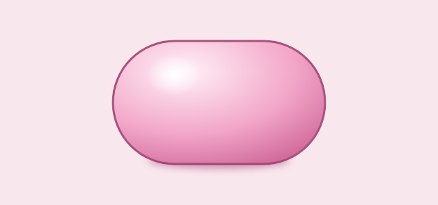 Glass Bubble graphic style applied to a rounded card