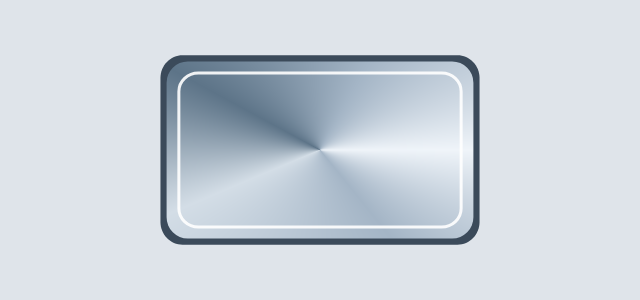 Mirror Sweep graphic style applied to a rounded card