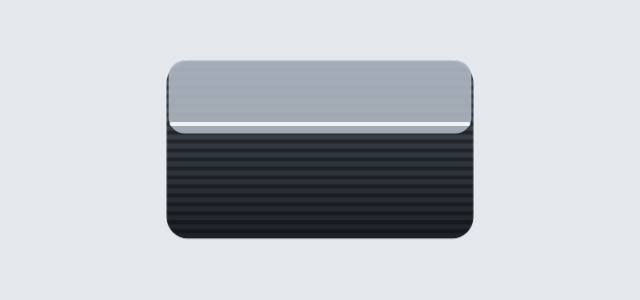 Smoked Panel graphic style applied to a rounded card