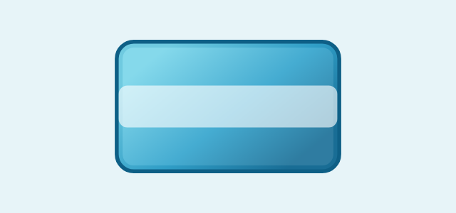 Tinted Slab graphic style applied to a rounded card