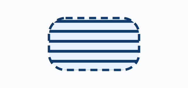 Ruled Screen graphic style applied to an icon shape