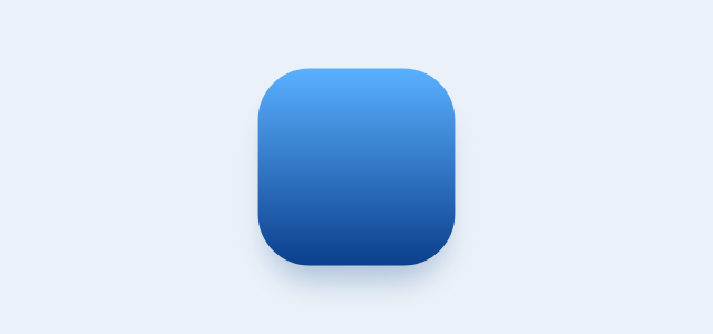 Gradient Squircle graphic style applied to an icon shape