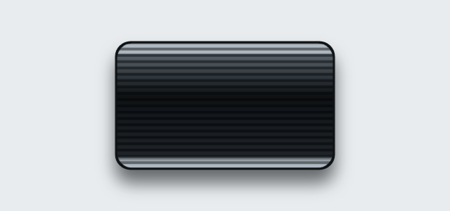 Gunmetal Slab graphic style applied to a rounded card