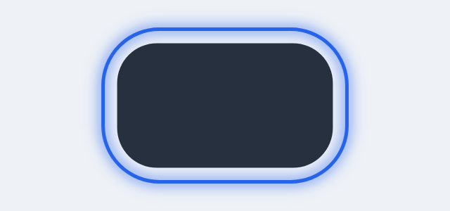 Focus Ring graphic style applied to an icon shape