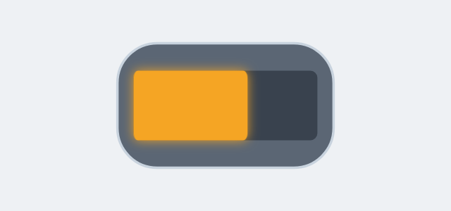 Charge Meter graphic style applied to an icon shape