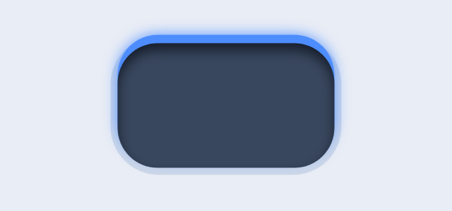 Rim Light Chip graphic style applied to an icon shape