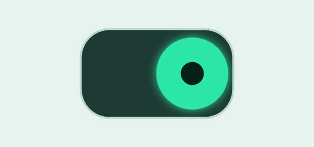 Signal Toggle graphic style applied to an icon shape