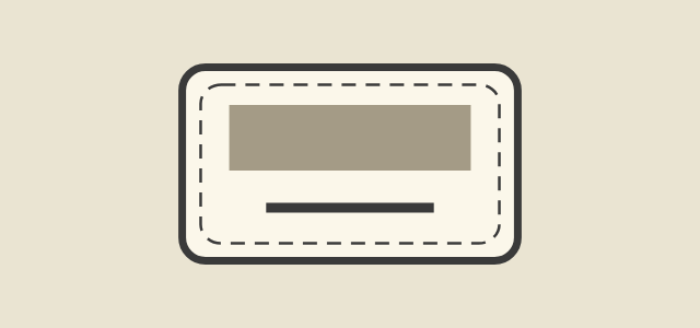 Date Window graphic style applied to a rounded card