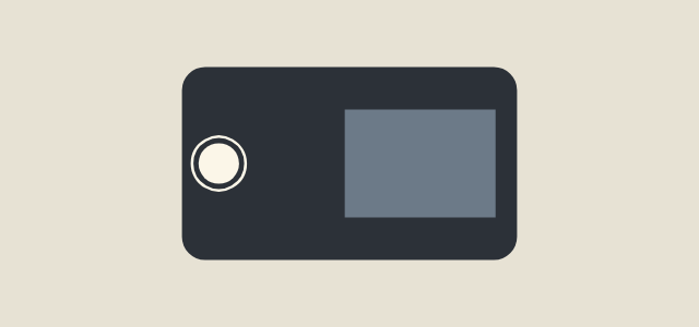 QC Punch Tag graphic style applied to a rounded card